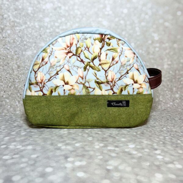 Kosmetiktäschchen oder BeautyBag mit schönem Kirschblüten-Motiv