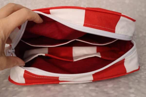praktische und schicke Kosmetiktasche in rechteckigem Format